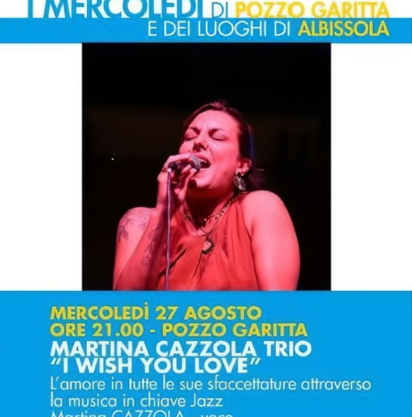 Venerdì 5 settembre, ore 21 - "I Wish You Love"